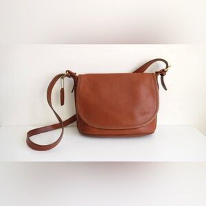 Coach Tan Leather Crossbody Bag